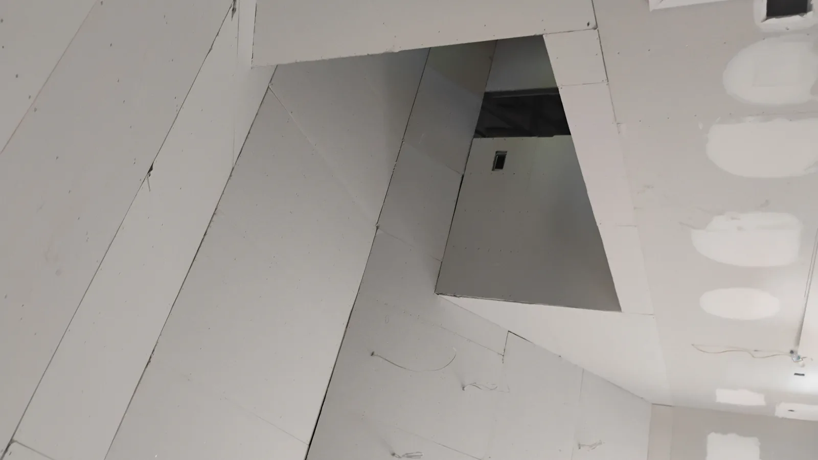 Water-damaged ceiling repair and refinishing in a Sarasota FL home